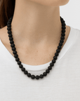 COLLANA IN PIETRA LAVICA - Forza, stabilità e radicamento - Clorophilla Shop