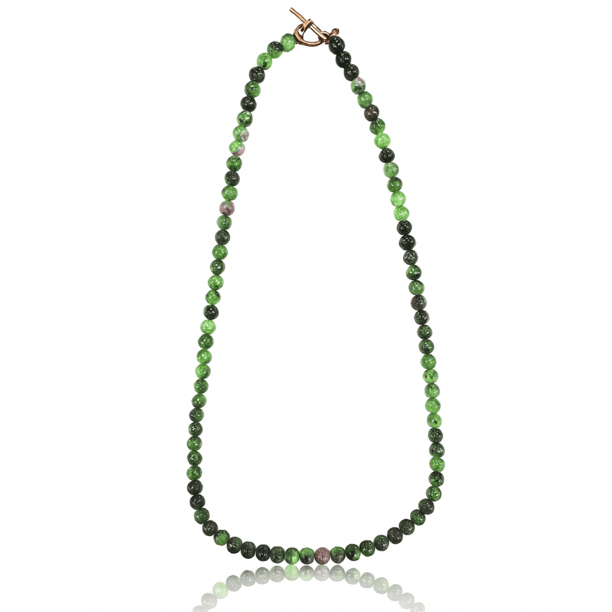 Collana in pietra naturale - Rubino zoisite - Clorophilla Shop