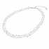 Collana in scaglie di pietra naturale - Cristallo di Rocca - Clorophilla Shop