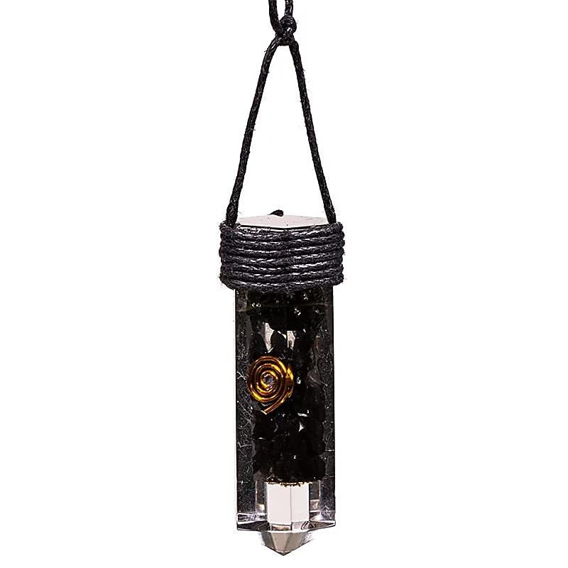 COLLANA ORGONITE IN SHUNGITE - Calmante detox - Clorophilla Shop