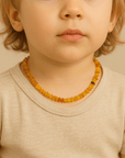 COLLANA SCAGLIE IN AMBRA - Talismano di protezione - Adulto e bambino - Clorophilla Shop