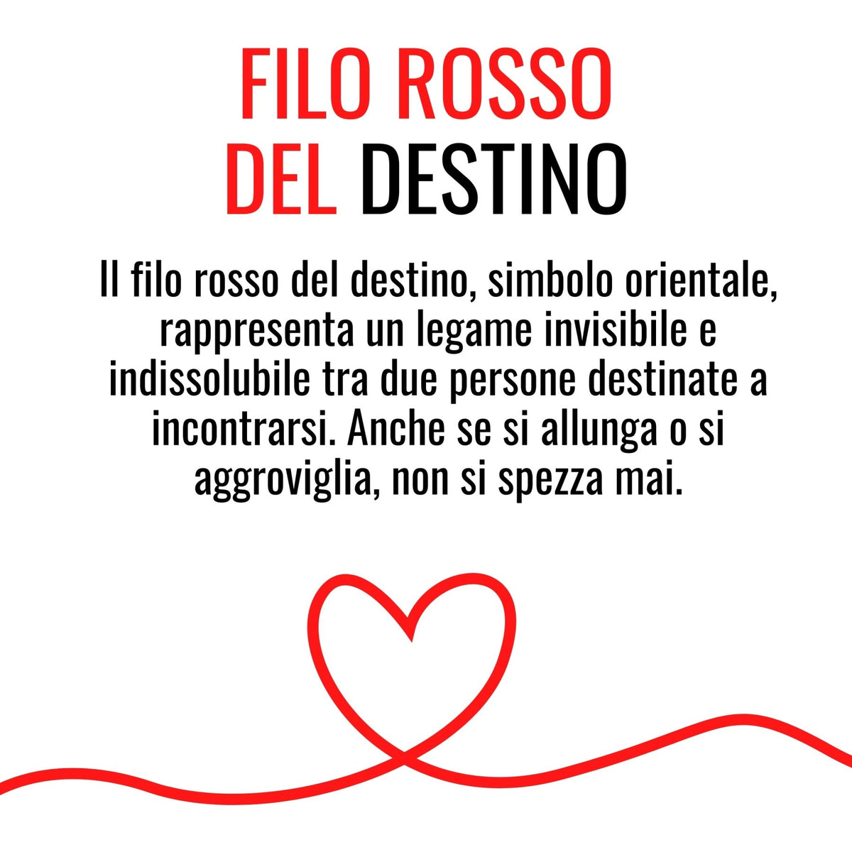 Coppia Anelli Filo Rosso del Destino - Fedine in argento 925 uomo e donna regolabili - Clorophilla Shop