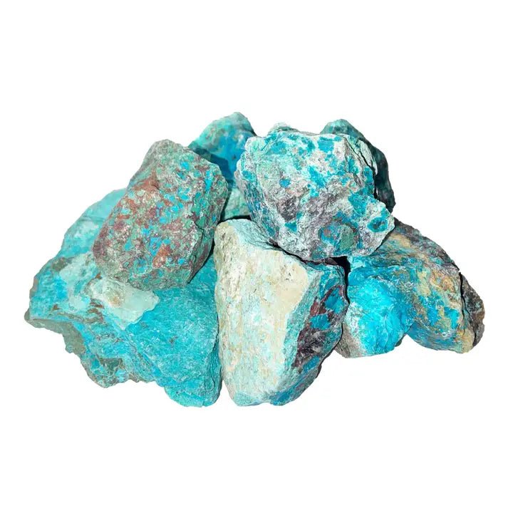 Crisocolla grezza origine Messico - CALMA E ARMONIA - Clorophilla Shop
