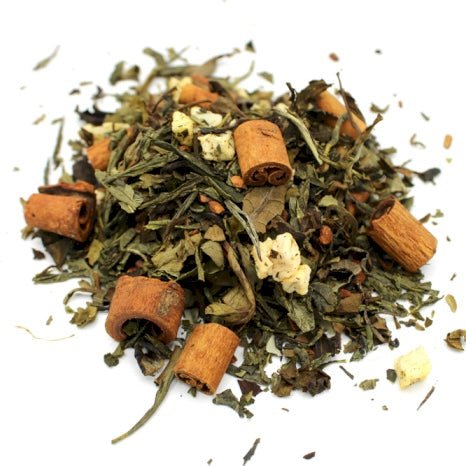 ELISIR ETERNO - Miscela di tè verde Sencha, tè bianco, cannella e mela - Clorophilla Shop