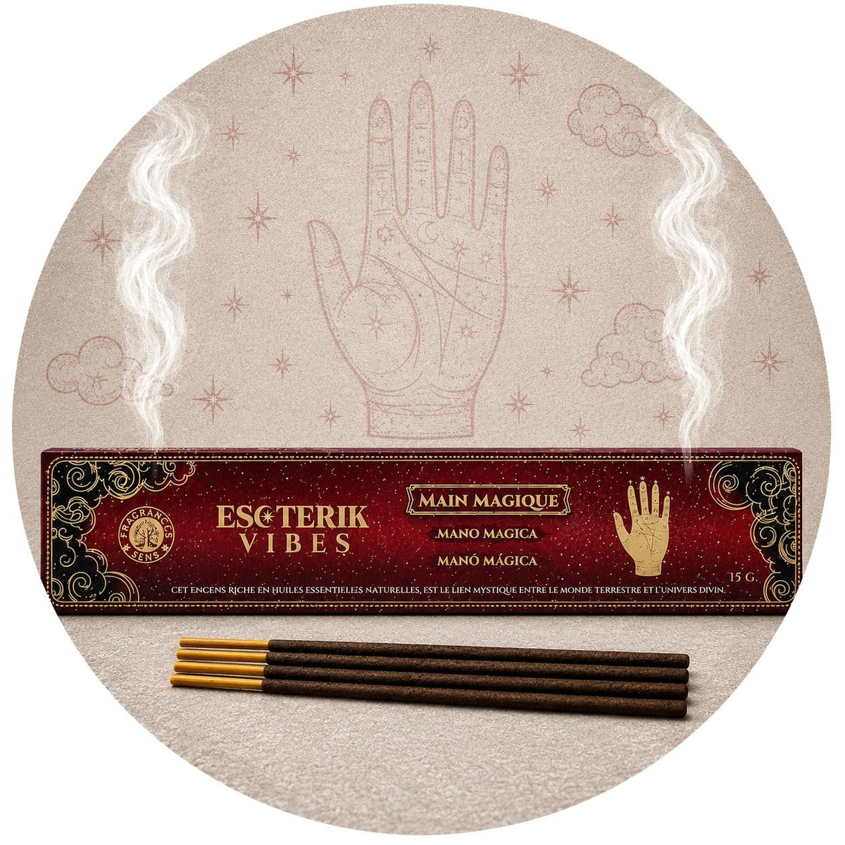 ESOTERIK VIBES INCENSO MANO MAGICA - Creazione, guarigione e manifestazione - Clorophilla Shop