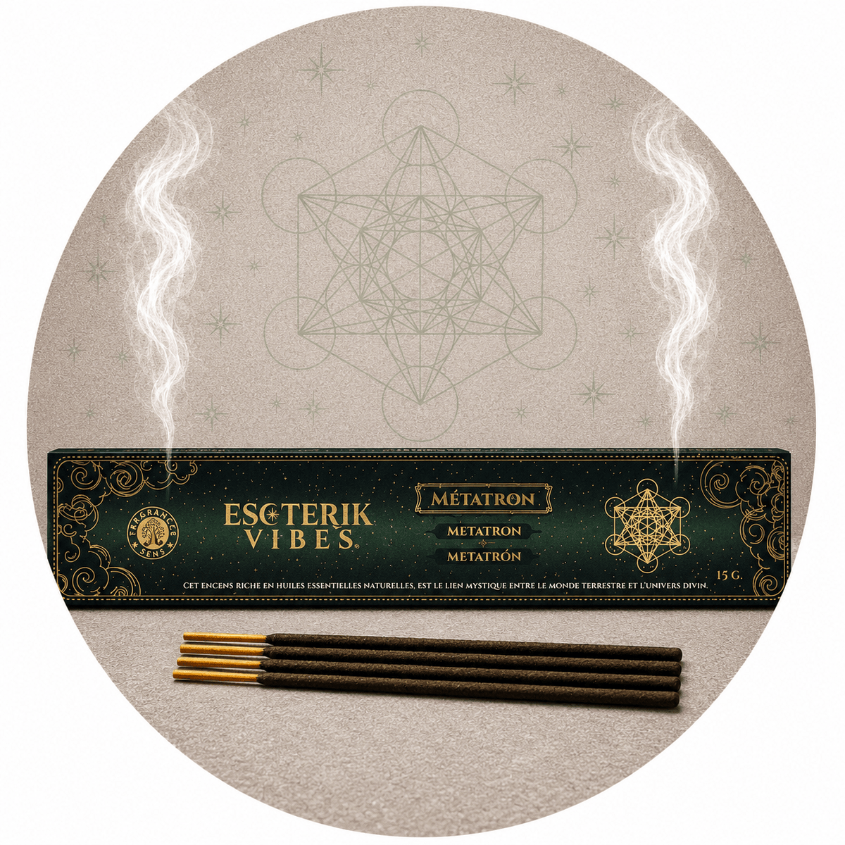 ESOTERIK VIBES INCENSO METATRON - Connessione profonda con il divino - Clorophilla Shop