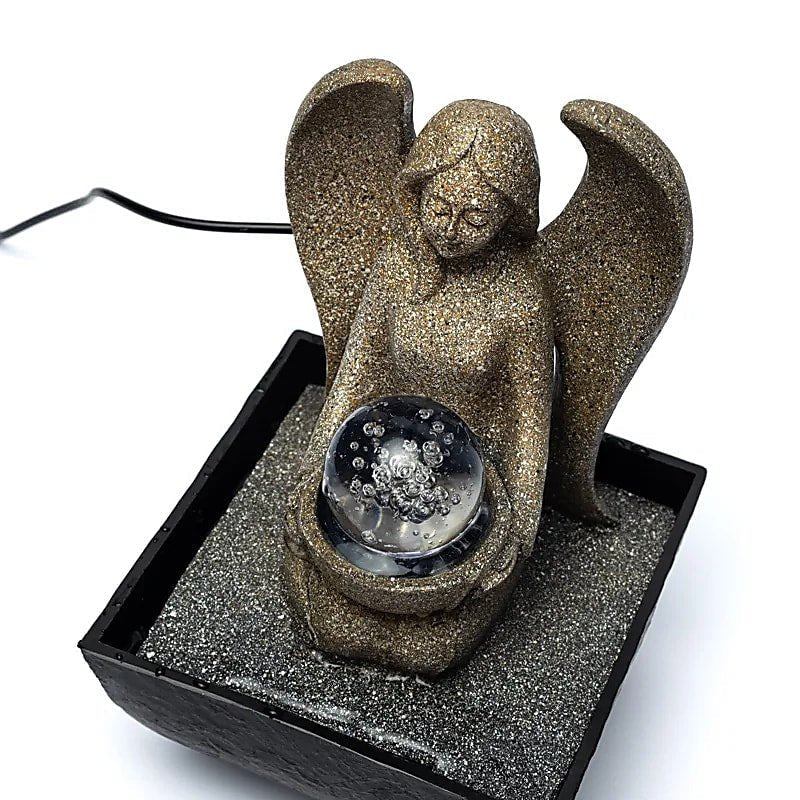 FONTANA D'ACQUA ZEN ANGELO - Luce LED integrata - Clorophilla Shop