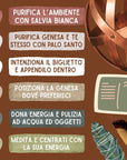 Genesa Crystal in Rame crudo 99% artigianale, incluso kit intenzione e purificazione - Clorophilla Shop