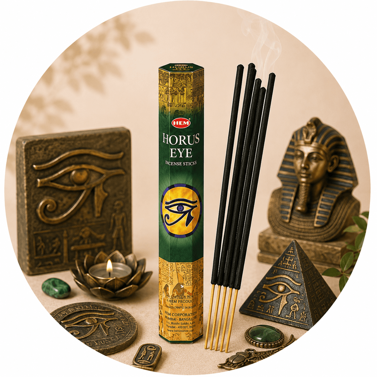 HEM INCENSO IN BASTONCINI - Horus eye (Occhio di Horus) - Clorophilla Shop