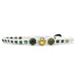 Samsara Cavigliera tibetana Shamballa con pietre - TURCHESE AFRICANO FILO BIANCO | Scopri su Clorophilla Shop