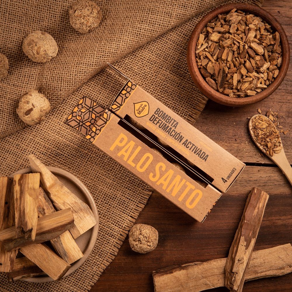 Sagrada Madre BOMBITA PALO SANTO Smudge di Erbe naturali artigianali - Palo Santo | Scopri su Clorophilla Shop