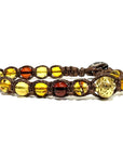 SAMSARA BRACCIALE TIBETANO IN AMBRA - Energia solare, vitalità e luce interiore | Scopri su Clorophilla Shop