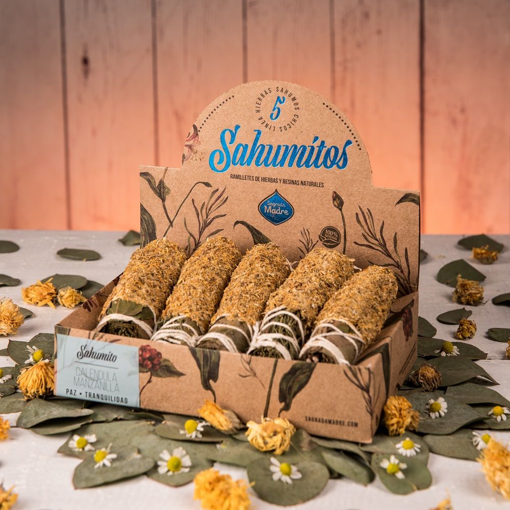 Sagrada Madre Smudge di erbe artigianali - Salvia, Calendula e Camomilla | Scopri su Clorophilla Shop