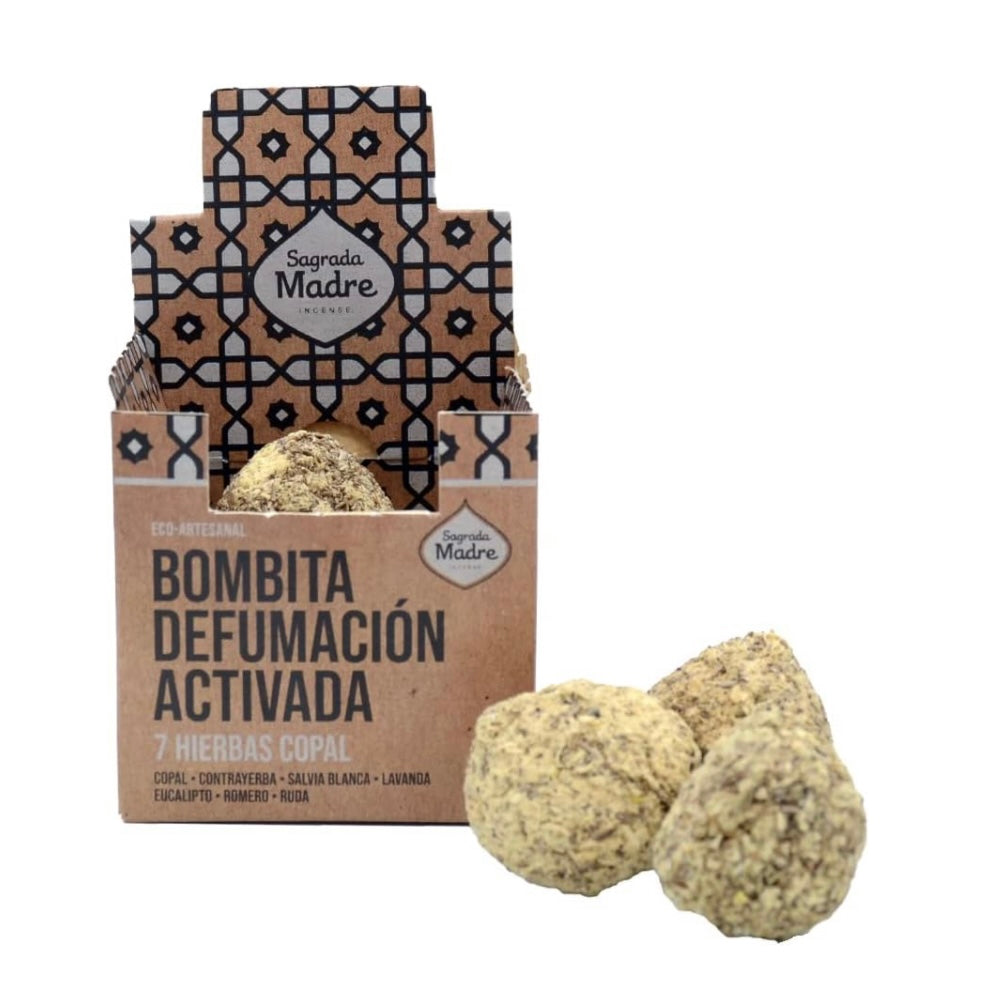 Sagrada Madre BOMBITA Smudge di Erbe naturali artigianali - 7 Erbe Copale | Scopri su Clorophilla Shop