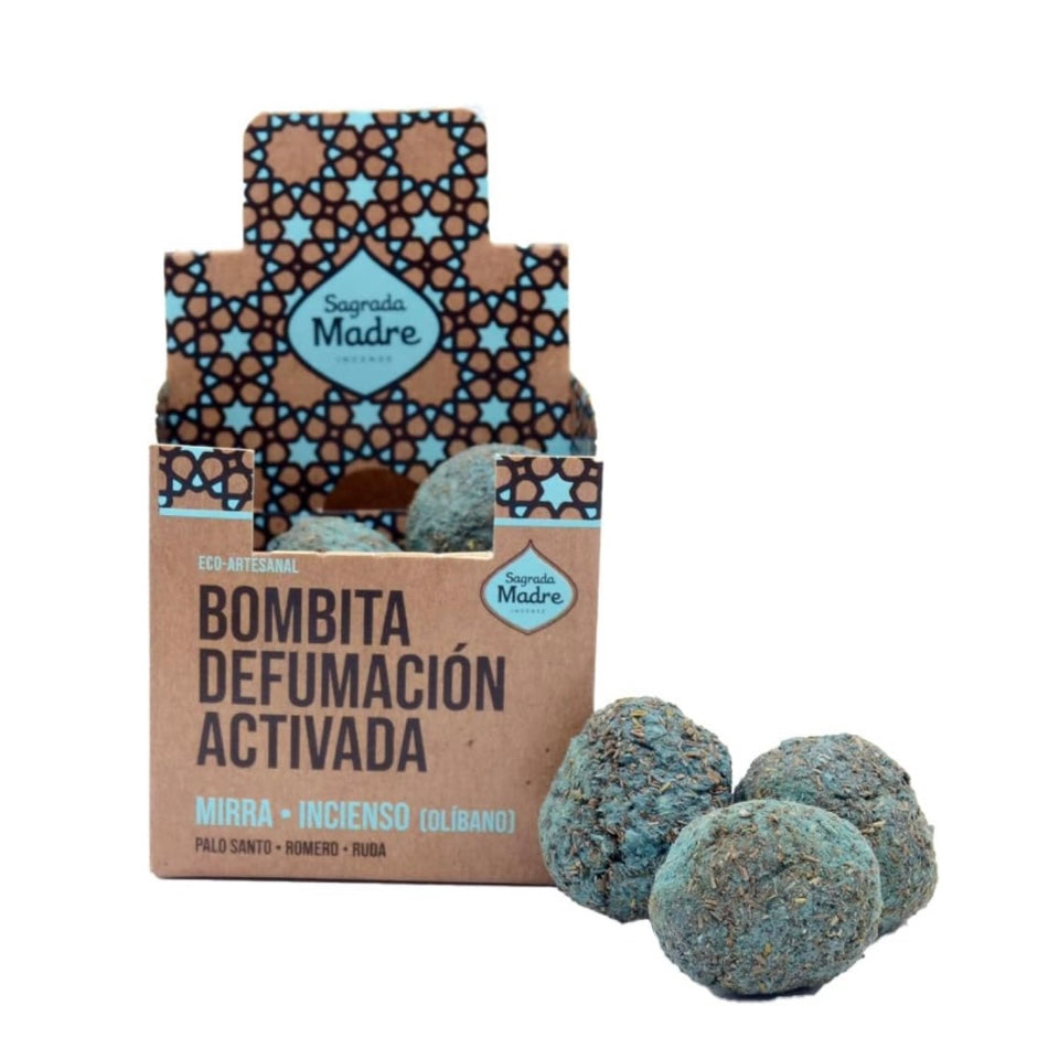 Sagrada Madre BOMBITA Smudge di Erbe naturali artigianali - Incenso e Mirra | Scopri su Clorophilla Shop