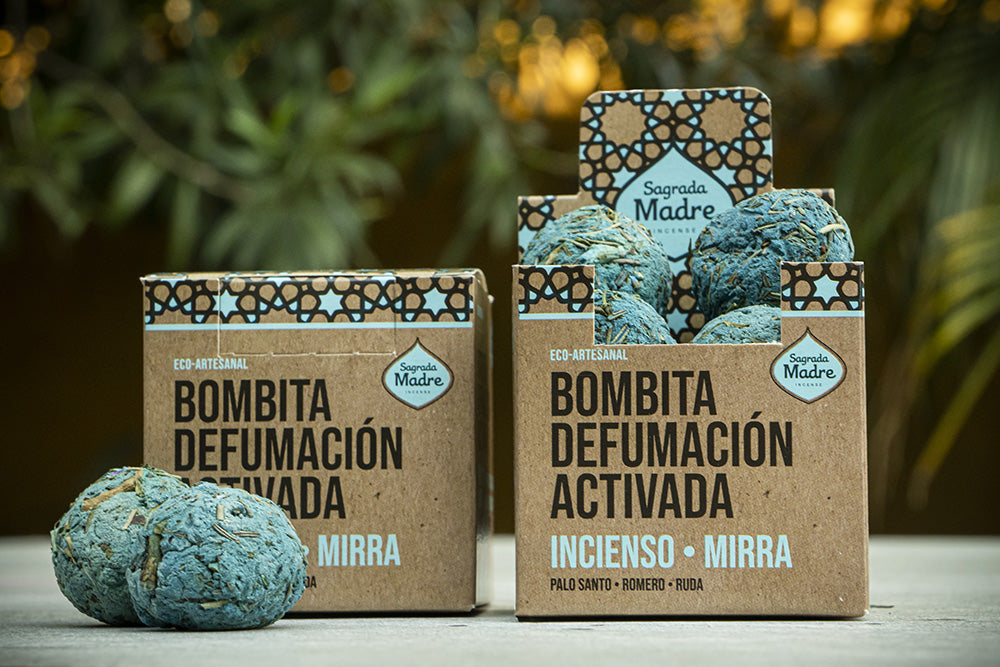Sagrada Madre BOMBITA Smudge di Erbe naturali artigianali - Incenso e Mirra | Scopri su Clorophilla Shop