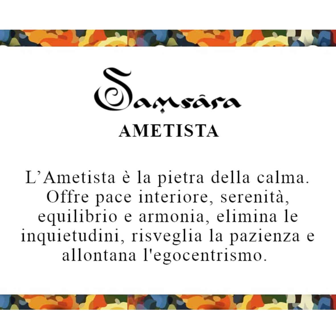 Samsara Cavigliera tibetana Shamballa con pietre - AMETISTA FILO MARRONE | Scopri su Clorophilla Shop