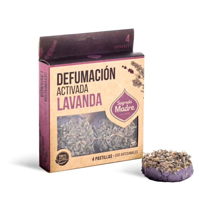 Sagrada Madre PASTILLAS Erbe artigianali per fumigazione - Lavanda | Scopri su Clorophilla Shop