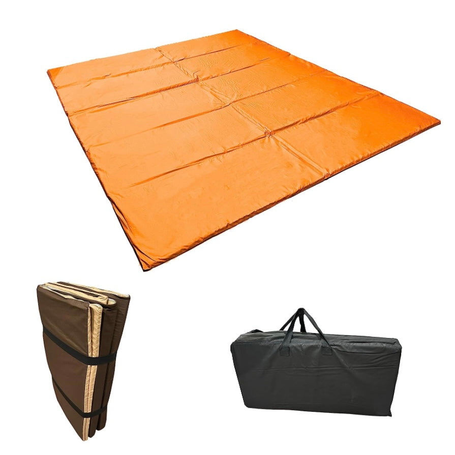 Tatami Tappetino Pieghevole artigianale per Operatori Yoga, Shiatsu, Reiki, e Thai massage - Futon Lavabile e sfoderabile made in Italy - colore PERSONALIZZABILE | Scopri su Clorophilla Shop