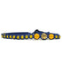 Samsara Cavigliera tibetana Shamballa con pietre - AGATA GIALLA FILO BLU | Scopri su Clorophilla Shop