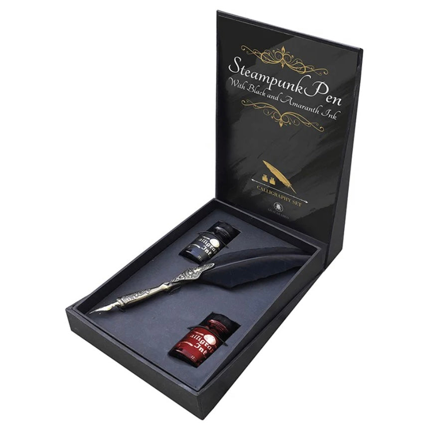 Steampunk Pen Set Calligrafico - Idea regalo | Scopri su Clorophilla Shop