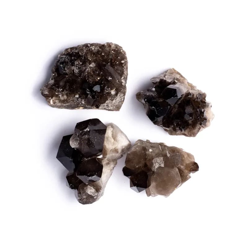 Drusa Quarzo Fumè grezza - Origine Brasile - Pietra da 6-12cm | Scopri su Clorophilla Shop