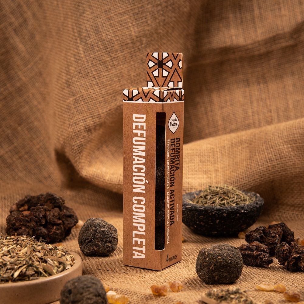 Sagrada Madre BOMBITA DEFUMACIÒN COMPLETA Smudge di Erbe naturali artigianali - Fumigazione Completa | Scopri su Clorophilla Shop