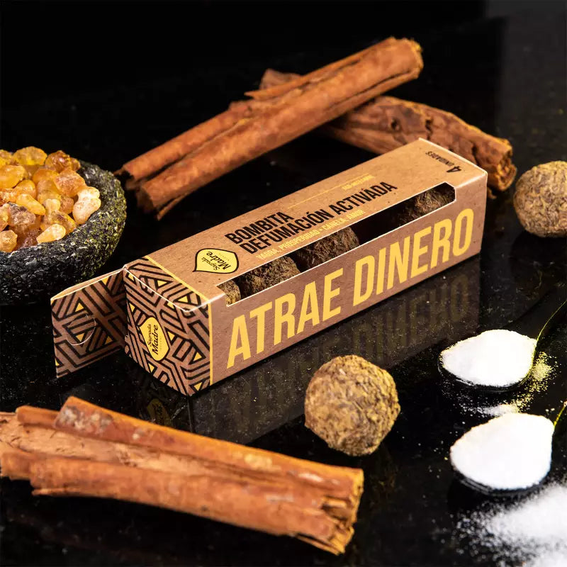 Sagrada Madre BOMBITA ATRAE DINERO Smudge di Erbe naturali artigianali - Attrarre denaro | Scopri su Clorophilla Shop