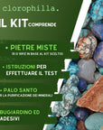 KIT TROVA LA TUA PIETRA - Set completo per test kinesiologico cristalloterapia - Clorophilla Shop