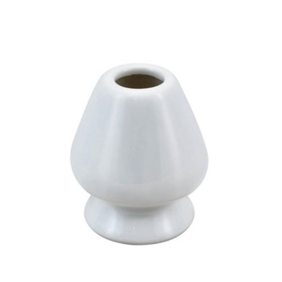 Kusenaoshi Yuki Supporto Pennello Chasen in ceramica - bianco - Clorophilla Shop