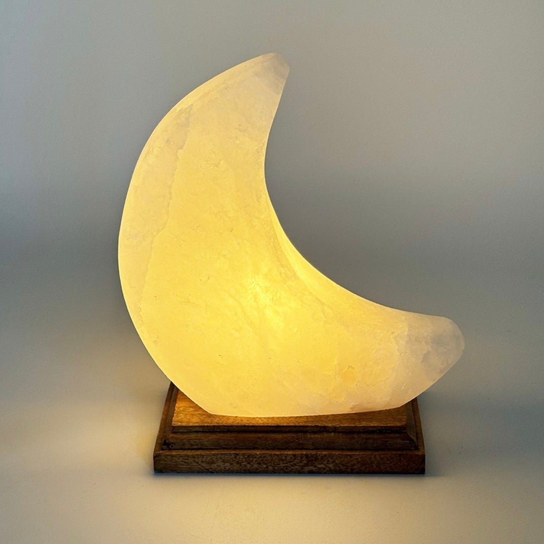 Lampada di Sale dell'Hymalaya naturale Luna bianca - 3/4kg - Clorophilla Shop