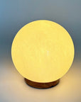 Lampada di Sale dell'Hymalaya naturale Sfera bianca - 3/4kg - Clorophilla Shop