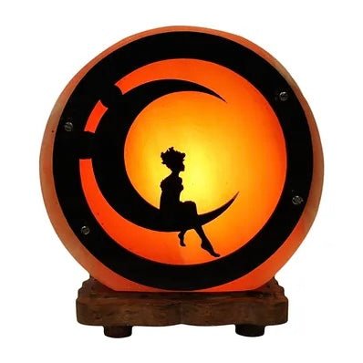 LAMPADA DI SALE TRILLY RAGAZZA SULLA LUNA - 3/5kg - Clorophilla Shop