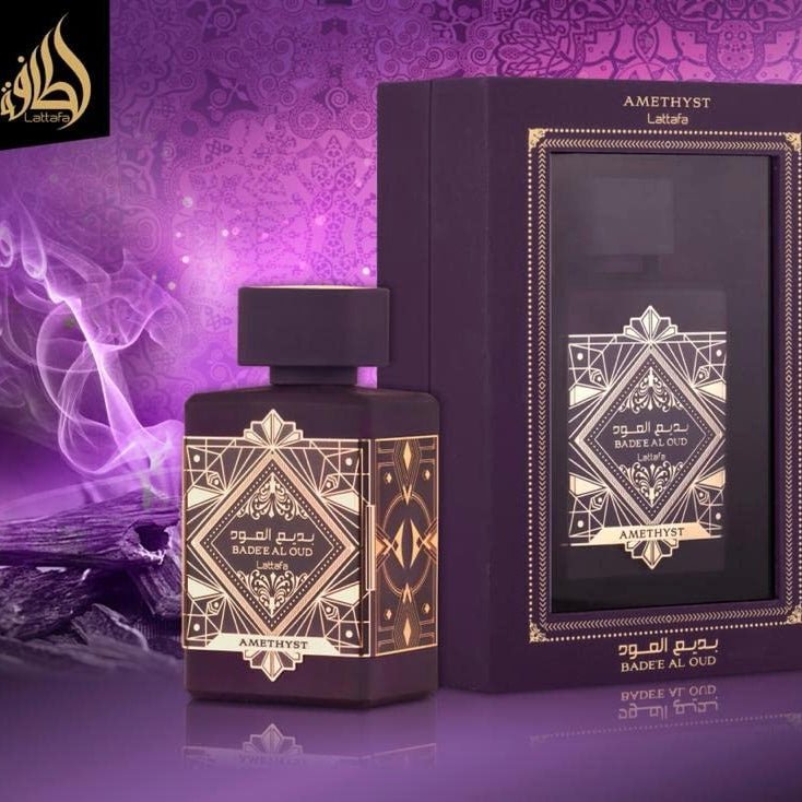 Lattafa BADE'E AL OUD AMETHYST Profumo arabo - EDP spray - Clorophilla Shop