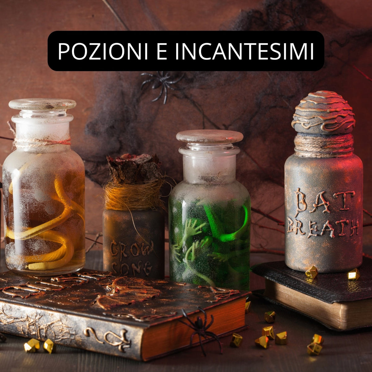 LE POZIONI DELLA STREGA - incantesimi liquidi intenzionati - Clorophilla Shop