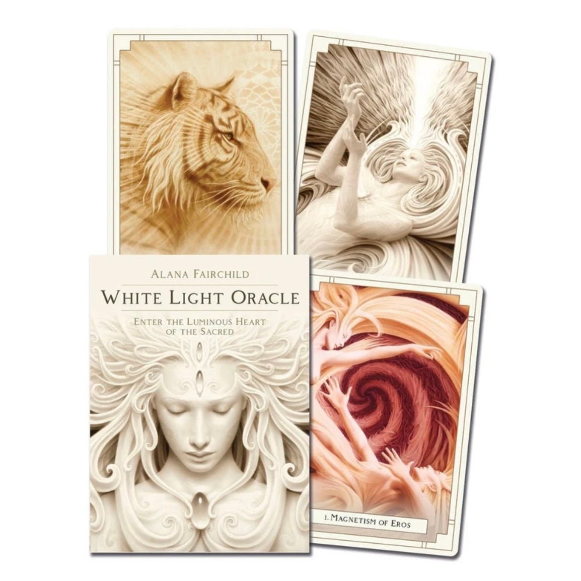 Lo Scarabeo "White light oracle" - 44 carte Oracolo e Libro da 240 pagine - Clorophilla Shop