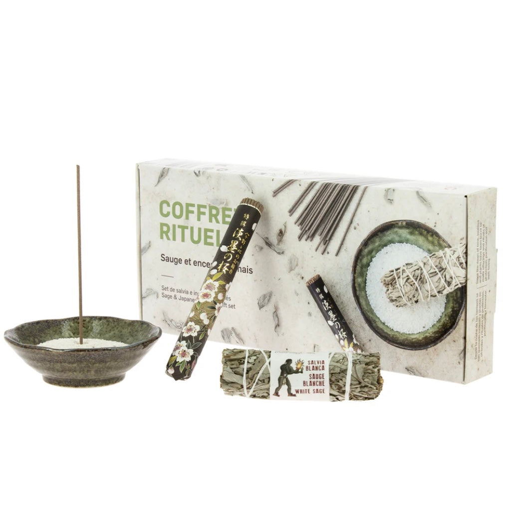 Coffret Rituels - Kit Salvia Bianca e Incenso Giapponese | Scopri su Clorophilla Shop