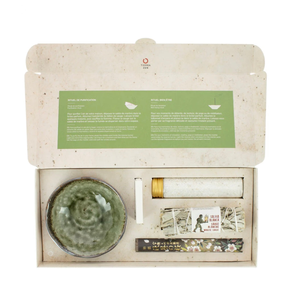 Coffret Rituels - Kit Salvia Bianca e Incenso Giapponese | Scopri su Clorophilla Shop