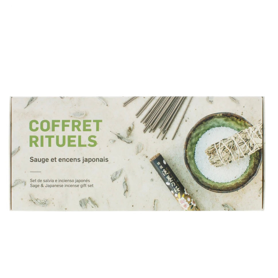 Coffret Rituels - Kit Salvia Bianca e Incenso Giapponese | Scopri su Clorophilla Shop