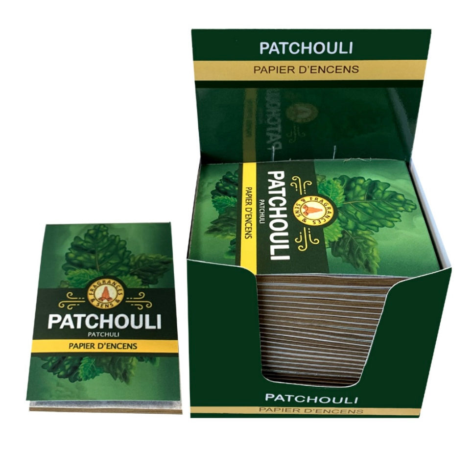 Fragrances & Sens Carta d'Armenia aromatica di incenso da bruciare - Patchouli | Scopri su Clorophilla Shop