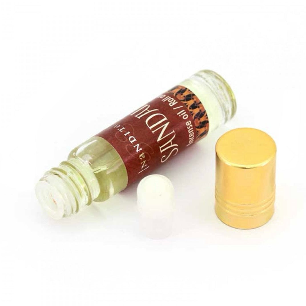 Nandita Sandal Profumo incenso in Olio roll-on - Fragranza Sandalo | Scopri su Clorophilla Shop