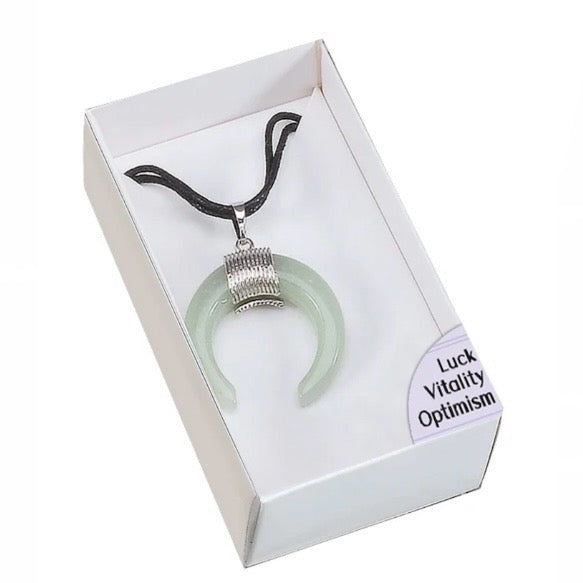Collana amuleto Avventurina Verde - Fortuna, Ottimismo e Vitalità | Scopri su Clorophilla Shop