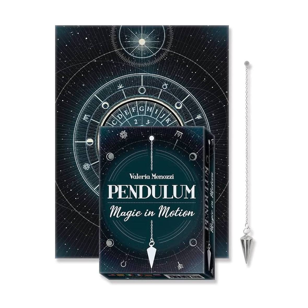 Lo Scarabeo PENDULUM Magic in Motion - Kit con pendolo, tavola da divinazione e istruzioni - Edizione multilingue | Scopri su Clorophilla Shop
