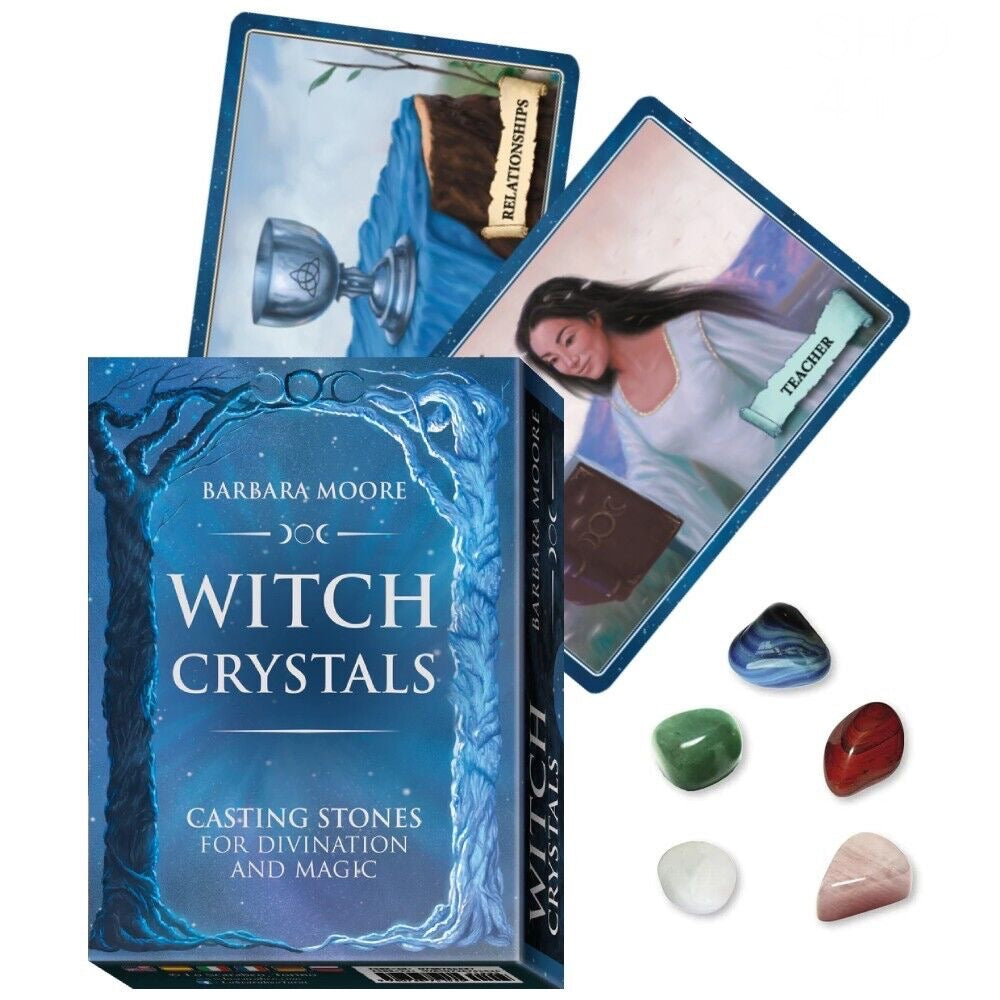 Lo Scarabeo Witch Crystals Oracle - Cofanetto con carte, cristalli e istruzioni | Scopri su Clorophilla Shop