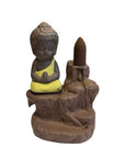 Bruciaincenso a cascata Buddha in Ceramica per Incenso in coni e bastoncini - Diverse colorazioni | Scopri su Clorophilla Shop