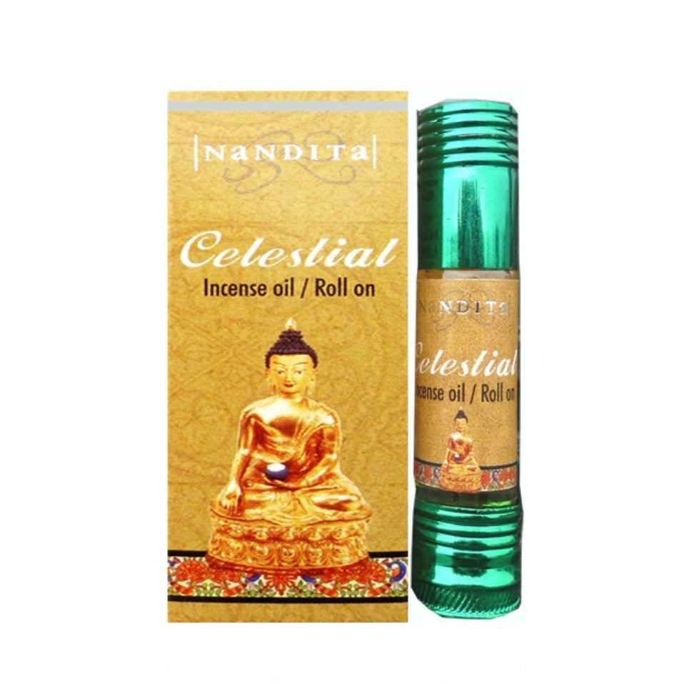 Nandita Celestial Profumo incenso in Olio roll-in - Fragranza Celestiale | Scopri su Clorophilla Shop