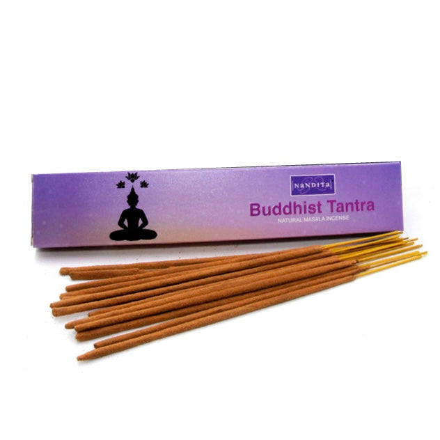 Nandita Buddhist Tantra incenso in bastoncini stick - Ricetta tradizionale indiana | Scopri su Clorophilla Shop