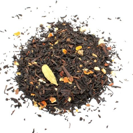 MAGIA NERA - Miscela di tè nero, cannella, scorza d'arancia, zenzero e pepe nero - Clorophilla Shop