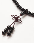 Mala Tibetana in Agata Nera con chakra – Protezione e Radicamento - Clorophilla Shop