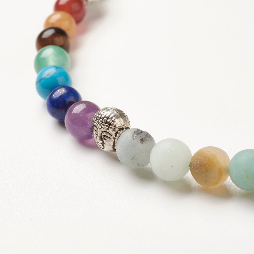 Mala Tibetana in Amazzonite Naturale – Calma e Comunicazione - Clorophilla Shop